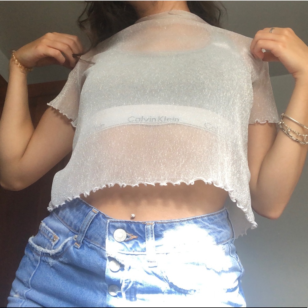 Brandy Melville sheer top